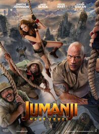 The Jumanji video gamers and their adventurous avatars (Dwayne Johnson, Kevin Hart, Jack Black, and Karen Gillan) will have to brave parts unknown from arid deserts to snowy mountains, to escape the world's most dangerous game in this action-packed sequel. This time, the game is on the fritz, players inhabit different characters, and two old geezers (Danny DeVito and Danny Glover) get sucked into the world of Jumanji, all of which makes for an even wilder ride that leads to the ultimate boss fight with sinister villain Jurgen the Brutal (Rory McCann). Directed by Jake Kasdan